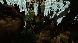 Screenshot of the Minecraft Bedrock Marketplace product Strange Rock created by Pixelusion.