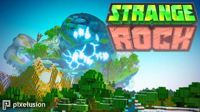 Thumbnail of the Minecraft Bedrock Marketplace product Strange Rock created by Pixelusion.