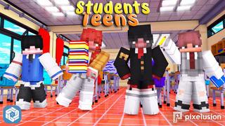 Thumbnail of the Minecraft Bedrock Marketplace product Students Teens created by Pixelusion.
