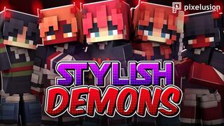 Thumbnail of the Minecraft Bedrock Marketplace product Stylish Demons created by Pixelusion.