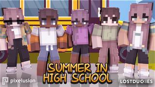 Thumbnail of the Minecraft Bedrock Marketplace product Summer In High School created by Pixelusion.