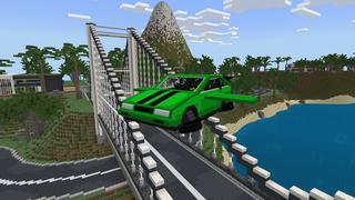 Screenshot of the Minecraft Bedrock Marketplace product Super Cars created by Pixelusion.