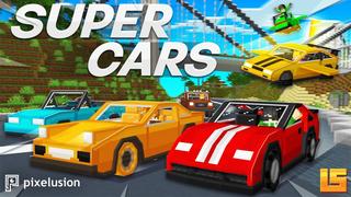 Thumbnail of the Minecraft Bedrock Marketplace product Super Cars created by Pixelusion.