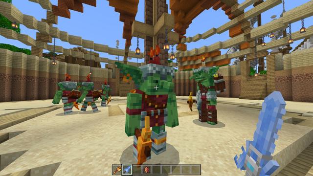 Screenshot of the Minecraft Bedrock Marketplace product Survivor Paradise created by Pixelusion.