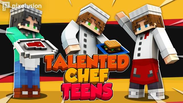 Thumbnail of the Minecraft Bedrock Marketplace product Talented Chef created by Pixelusion.