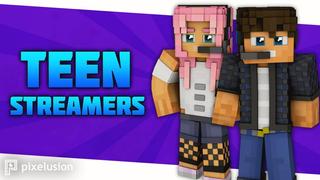 Thumbnail of the Minecraft Bedrock Marketplace product Teen Streamers created by Pixelusion.