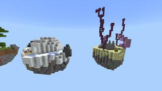 Screenshot of the Minecraft Bedrock Marketplace product Temple Skyblock created by Pixelusion.