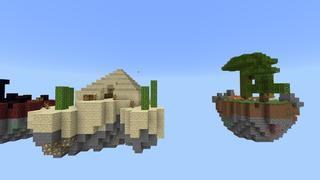 Screenshot of the Minecraft Bedrock Marketplace product Temple Skyblock created by Pixelusion.