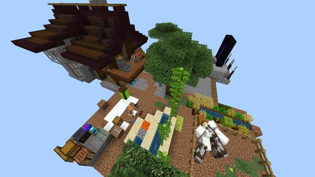 Screenshot of the Minecraft Bedrock Marketplace product The Block created by Pixelusion.