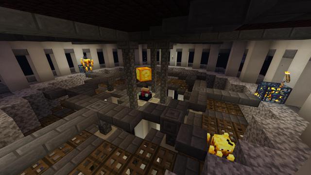 Screenshot of the Minecraft Bedrock Marketplace product The Block created by Pixelusion.