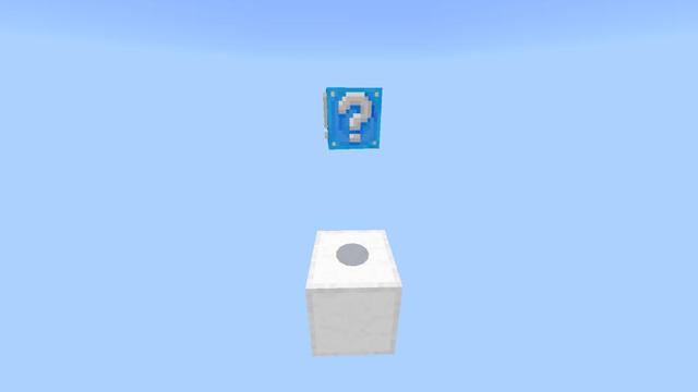 Screenshot of the Minecraft Bedrock Marketplace product The Block created by Pixelusion.
