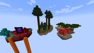 Screenshot of the Minecraft Bedrock Marketplace product The Classic Skyblock created by Pixelusion.