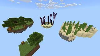 Screenshot of the Minecraft Bedrock Marketplace product The Classic Skyblock created by Pixelusion.