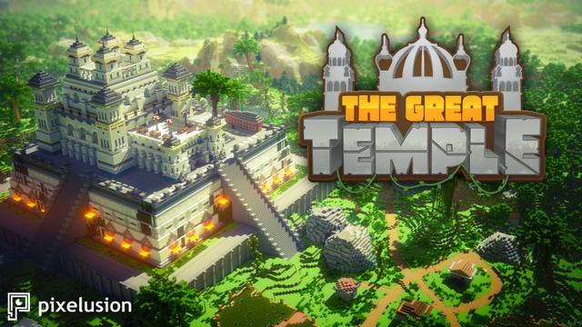 Thumbnail of the Minecraft Bedrock Marketplace product The Great Temple created by Pixelusion.