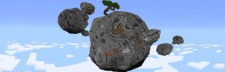Panorama of the Minecraft Bedrock Marketplace product The Rock created by Pixelusion.