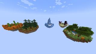 Screenshot of the Minecraft Bedrock Marketplace product The Skyblock created by Pixelusion.