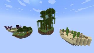 Screenshot of the Minecraft Bedrock Marketplace product The Skyblock created by Pixelusion.