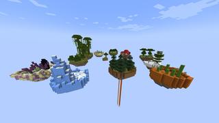 Screenshot of the Minecraft Bedrock Marketplace product The Skyblock created by Pixelusion.