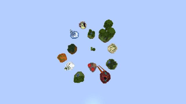 Screenshot of the Minecraft Bedrock Marketplace product The Skyblock created by Pixelusion.