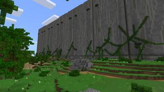 Screenshot of the Minecraft Bedrock Marketplace product The Wall created by Pixelusion.
