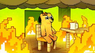 Thumbnail of the Minecraft Bedrock Marketplace product THIS IS FINE created by Pixelusion.