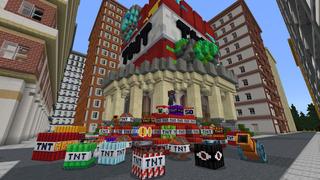 Screenshot of the Minecraft Bedrock Marketplace product TNT created by Pixelusion.