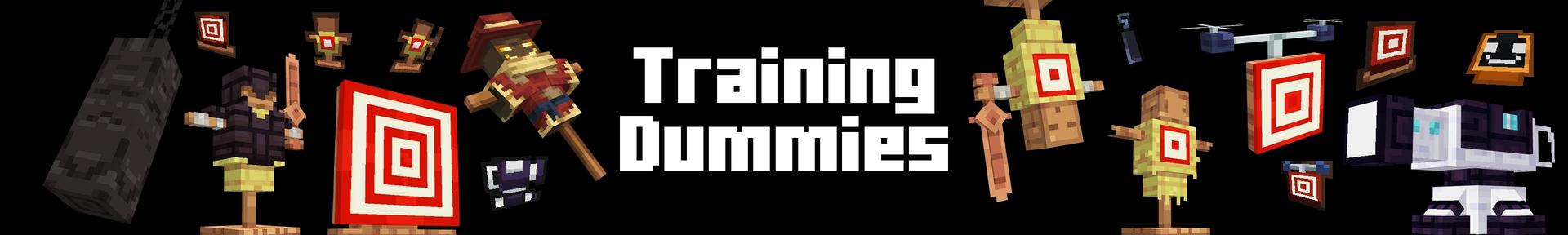 Panorama of the Minecraft Bedrock Marketplace product Training Dummies Add-On created by Pixelusion.