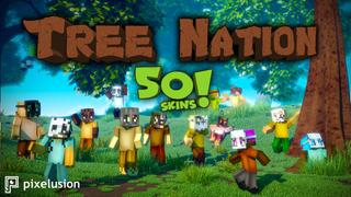 Thumbnail of the Minecraft Bedrock Marketplace product Tree Nation created by Pixelusion.