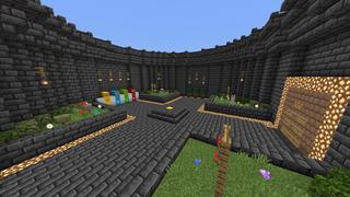 Screenshot of the Minecraft Bedrock Marketplace product UHC Lucky Blocks created by Pixelusion.