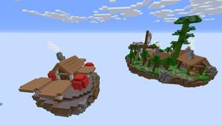 Screenshot of the Minecraft Bedrock Marketplace product Ultimate Skyblock created by Pixelusion.