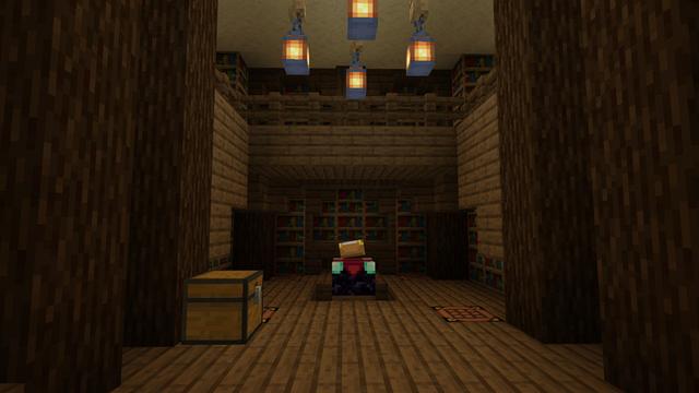 Screenshot of the Minecraft Bedrock Marketplace product Under Rock Base created by Pixelusion.