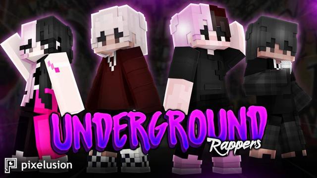 Thumbnail of the Minecraft Bedrock Marketplace product Underground Rappers created by Pixelusion.