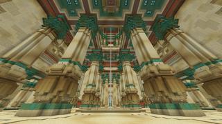 Screenshot of the Minecraft Bedrock Marketplace product UPGRADED DESERT TEMPLE created by Pixelusion.