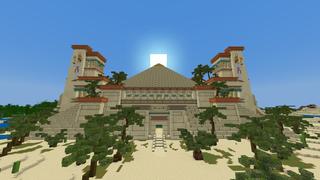 Screenshot of the Minecraft Bedrock Marketplace product UPGRADED DESERT TEMPLE created by Pixelusion.