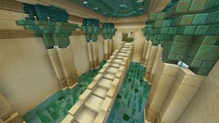 Screenshot of the Minecraft Bedrock Marketplace product UPGRADED DESERT TEMPLE created by Pixelusion.