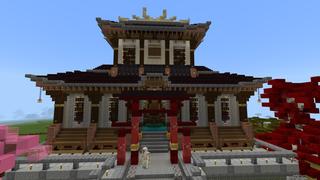 Screenshot of the Minecraft Bedrock Marketplace product Utsukushi Village created by Pixelusion.
