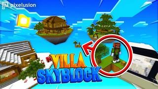 Thumbnail of the Minecraft Bedrock Marketplace product Villa Skyblock created by Pixelusion.