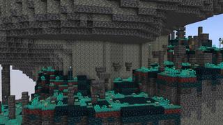 Screenshot of the Minecraft Bedrock Marketplace product Warden Spiral Parkour created by Pixelusion.