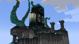 Screenshot of the Minecraft Bedrock Marketplace product Warden Spiral Parkour created by Pixelusion.