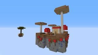 Screenshot of the Minecraft Bedrock Marketplace product Wasteland Skyblock created by Pixelusion.