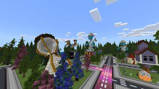 Screenshot of the Minecraft Bedrock Marketplace product Weird created by Pixelusion.