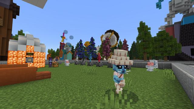 Screenshot of the Minecraft Bedrock Marketplace product Weird created by Pixelusion.