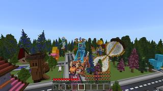 Screenshot of the Minecraft Bedrock Marketplace product Weird created by Pixelusion.
