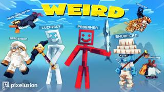 Thumbnail of the Minecraft Bedrock Marketplace product Weird created by Pixelusion.