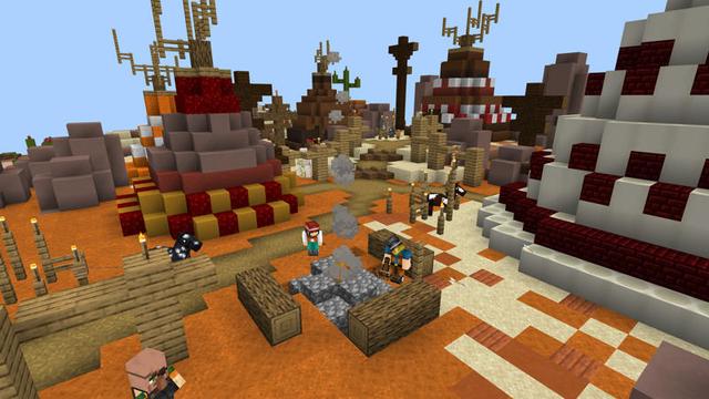 Screenshot of the Minecraft Bedrock Marketplace product Wild West Life created by Pixelusion.
