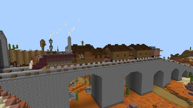 Screenshot of the Minecraft Bedrock Marketplace product Wild West Life created by Pixelusion.