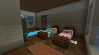 Screenshot of the Minecraft Bedrock Marketplace product Winter Billionaire Mansion created by Pixelusion.