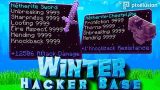 Thumbnail of the Minecraft Bedrock Marketplace product Winter Hacker Base created by Pixelusion.
