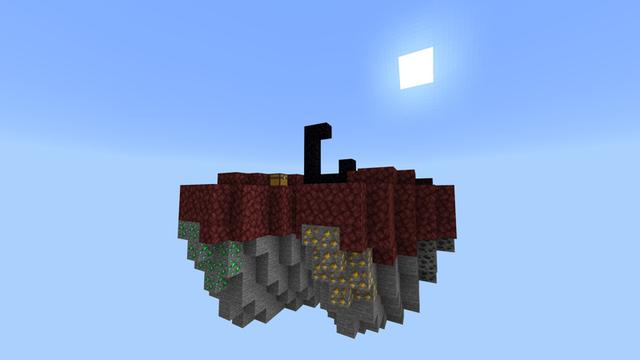 Screenshot of the Minecraft Bedrock Marketplace product Witch Skyblock created by Pixelusion.