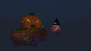 Screenshot of the Minecraft Bedrock Marketplace product Witch Skyblock created by Pixelusion.